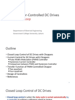 Chopper-Controlled DC Drives: Closed Loop