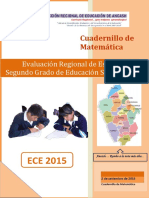 Cuadernillo ECE  - Matemática