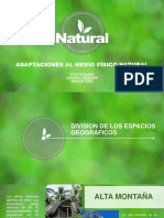 Adaptaciones Al Medio Fisico Natural - Geografia