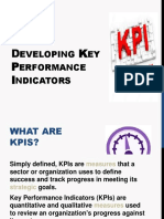 Developing Key Performance Indicators