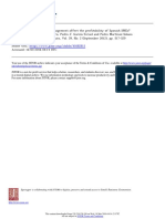 How Does Working Capital Afect Profitability in Spain - 2012 PDF
