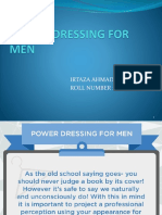 Power Dressing For Men