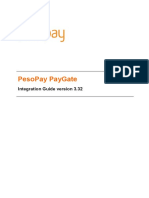 PesoPay PayGate Integration Guide (v3.32) PDF