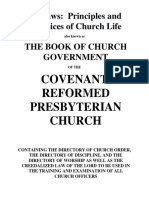 Covenant Reformed Presbyterian Church Constitution PDF
