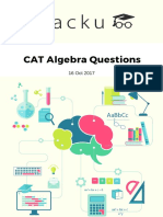 CAT Algebra Questions