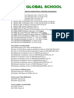 List of Books of Chemistry