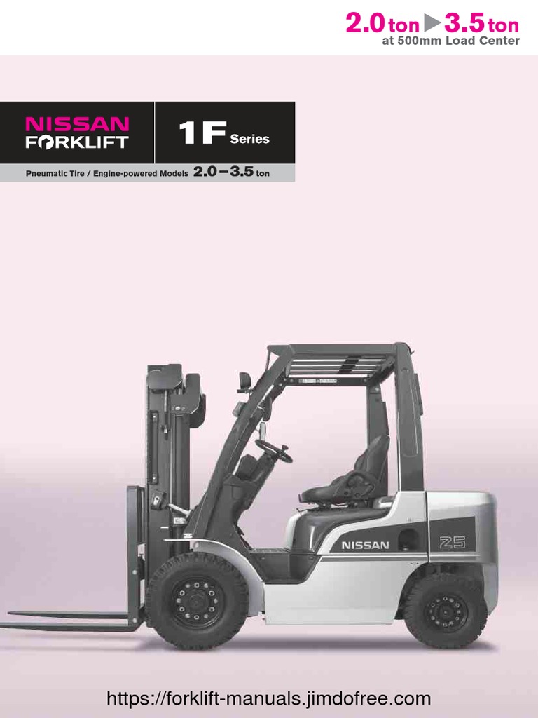 Nissan Forklift Diesel 2-3,5 Ton Service Manual PDF | PDF | Tire | Engines