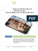 Revisión de Condiciones de Seguridad Del Teatro Municipal Bahía Blanca 