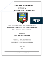 Accion Enzimatica para Extraccion de Aceite de Moringa PDF