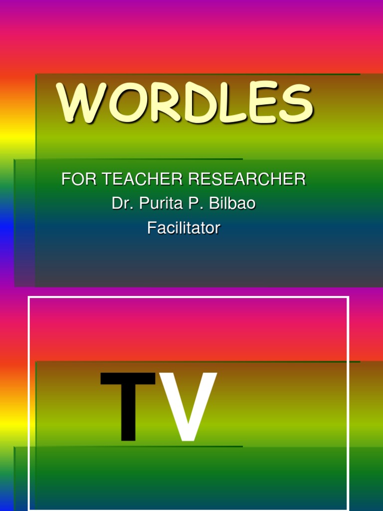 Wordles for Teacher Researcher Guide | PDF | Social Science