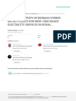 Feasability Study of Biomass Hybrid Micro-Plants For Mini-Grid Based Electricity Services in Rural Communities in Ghana (Arranz Et Al, 2014)