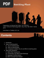 Batching Plant Method Statement | PDF | Construction Aggregate | Concrete