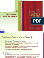 Concurrency Control Techniques