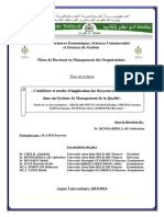 Management Qualite Systeme Ressources Humaines Amelioration Continue Saidal Fertial Mahbouba Arcelor PDF