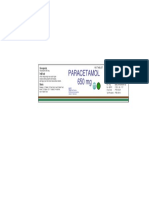 Label Paracetamol 500 MG