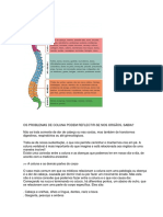 Os Problemas de Coluna Podem Reflectir