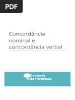 Concordância Verbal e Nominal