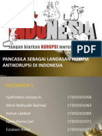 Pancasila Sebagai Landasan Hukum Antikorupsi Di Indonesia