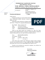 Surat Dispensasi HUT R.I. KE - 72 Group Hankam