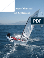 Owners Manual of Optimist