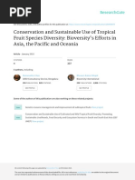 Conservation and Sustainable Use of Tropical Fruit Species Diversity