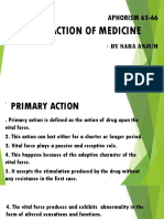 Action of Medicine