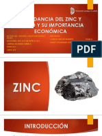 Abundancia Del Zinc y Plomo y Su Importancia Económica