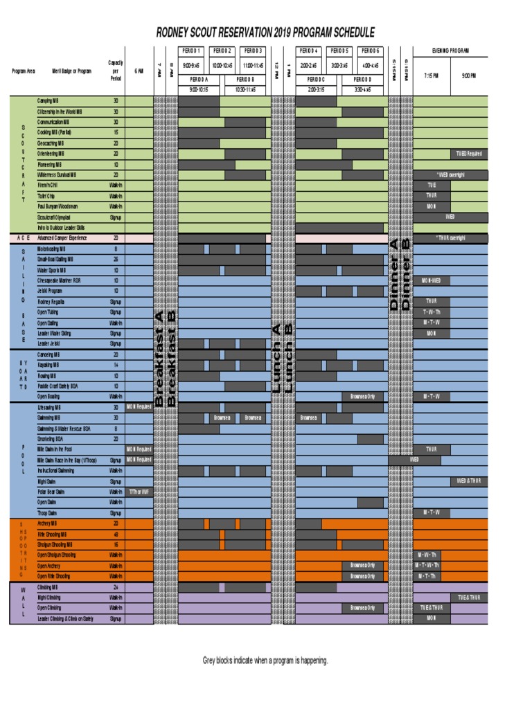 2019 RSR Program Schedule | PDF | Outdoor Recreation | Nature