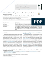 Business Analytics and Firm Performance - The Mediating Role of Business Process Performance