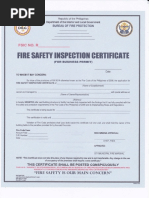 Fire Drill Certification Document | PDF | Fire Safety | Safety