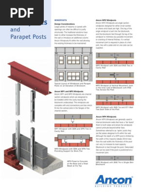 Wind Posts Pdf Beam Structure Wall