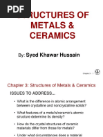 Structures of Metals and Ceramics