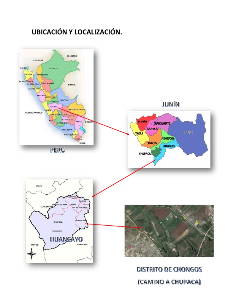 Ubicacion y Localizacion Chongos PDF