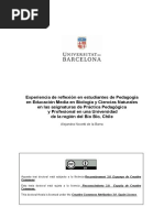 Experiencia de Reflexión en Estudiantes de Pedagogía... A. Nocetti PDF