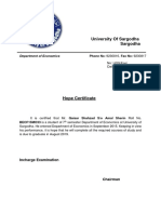 Hope Certificate