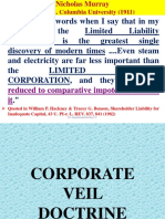 5. Lifting of Corporate Law