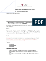 Caso Ejemplo de Planeamiento Estratégico