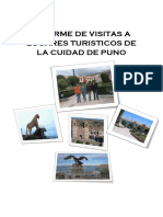 Informe de Visitas A Lugares Turisticos de La Cuidad de Puno