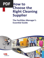 How To Choose The Right Cleaning Supplier Ebook (Integral UK)