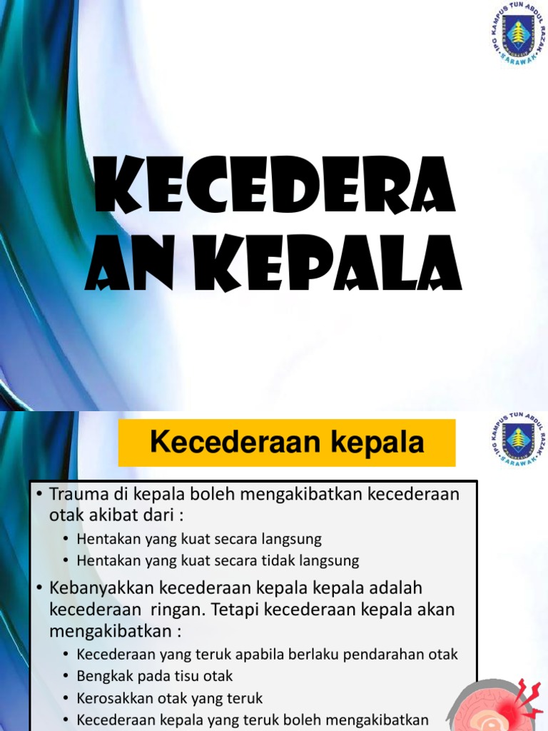 Kecederaan Kepala Pdf