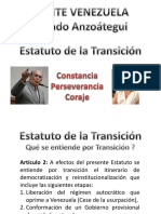 LA RUTA DE LA TRANSICION