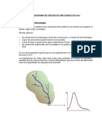 Hidrograma de 6 km2: Definición y Componentes