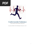 Cardiovascular Endurance Portfolio