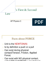 09AP Physics C - Newton s First and Second Law