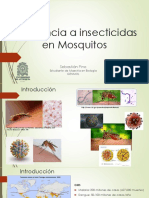 Resistencia a insecticidas en los mosquitos