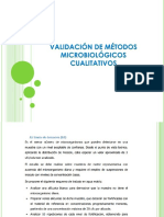 Validación de Métodos Microbiológicos Cualitativos