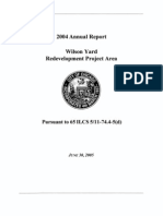 Wilson Yard TIF Annual Report, 2004