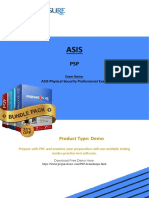 Product Type: Demo: ASIS Physical Security Professional Exam