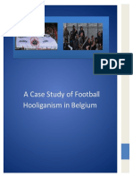 A Case Study of Football Hooliganism in Belgium