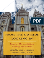 From The Outside Looking in - Essays On Mormon History, Theology, and Culture - The Tanner Lectures On Mormon History PDF